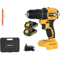 OEM Boormachine met slagfunctie, 3 standen, hoog koppel, 2 batterijen