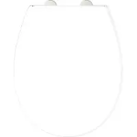 Schutte WC-Bril 82800 PRO 1 - Valrem - Afneembaar - Geschikt voor Geberit VIRTO, Ideal Standard EUROVIT, Laufen OBJEKT, Villeroy & Boch ARRIBA - Belastbaar tot 250 kg