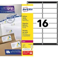 Avery Etiket L7162-250 99.1x33.9mm wit 4000 etiketten