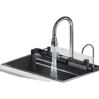 OEM Keukenwastafel, enkele kom, met geïntegreerde digitale waterkraan, 75X45CM