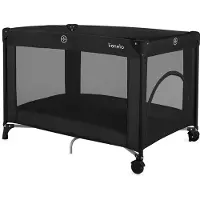 Lionelo Amelie Campingbedje 3in1: Baby bed + Reisbedje + Box – met Comfortabele Matras – Compact en Licht – Zij-ingang – Reistas – 70x100 cm