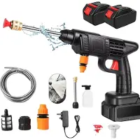 OEM Accu-hogedrukreiniger, 21V, maximale druk 30 bar, set B – 2 batterijen, werkt op batterijen
