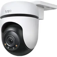 Tapo C51A 2K Wi-Fi bewakingscamera voor buiten, 360° panoramafunctie, nachtzicht in kleur, detectie van personen, bewegingsdetectie, tweewegs audio, microSD-kaart tot 512 GB