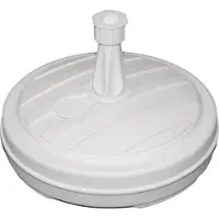 Eda Plastiques Parasolstandaard Wit 13 Liter 44 X 44 X 14 Cm