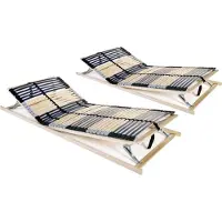 Prolenta Maison Exclusive - Lattenbodem, 2 stuks, met 42 latten, 7 zones, 70x200 cm