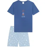 Schiesser Nachtkledij ' Kids Nightwear ' lichtblauw / donkerblauw