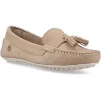 Sperry Salvador Slip-On Nubuck Dames Taupe Moccasins Schoenen