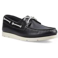 Sperry Oakland 2 Eye Boot Leer Heren Marineblauwe Bootschoenen