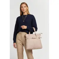 Coccinelle Large Leather Tote Bag In Pink Maat: OS | Handtassen Outlet | Dames | Beige