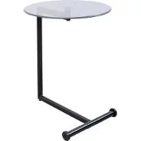 Kare design Bijzettafel Easy Living zwart Ø46cm