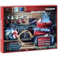 Gedore Adventskalender R3300 3044, lengte 365 mm, 44-delig, met bits voor: PH (Phillips), PZ (Pozidriv), TX (Torx), sleuf, en inbussleutel (zeskant)