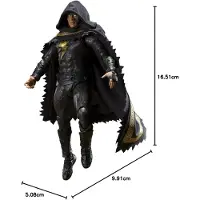 Tamashii Nations Black Adam DC S.H. Figuarts Figuur, 16,5 cm, zwart, zwart, one size