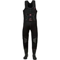 BEHR Neoprene Waders Red Carp Size 45/46 + Bag + Belt - Waadpak