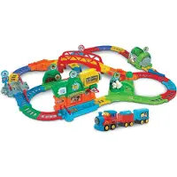 Vtech Elektronisch spel Tut Tut Bolides Super circuit educatieve trein en Adam goederentrein