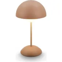 Briloner LED tafellamp op accu Kugle, bruin, metaal, IP44, dimbaar, bruin / roest, metaal, Modern