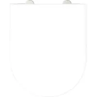 Schutte WC-Bril 82812 PRO 5 - D-vorm - Valrem - Afneembaar - Geschikt voor Villeroy & Boch SUBWAY 1, OMNIA ARCHITECTURA, ARCHITECTURA - Belastbaar tot 250 kg