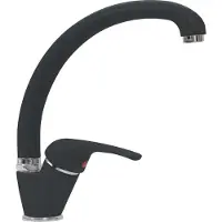 Schock Omega Alto, Standaard, Anthraciet, Greep met hendel, Zelfstandig, Type C, Oppervlaktemontage