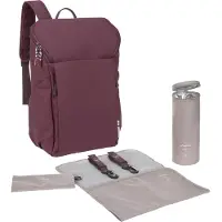 Lassig Backpack Luierrugtas Slender Up diep rood