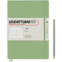 Leuchtturm Sage, Softcover, Composition (B5), 123 p., ruled