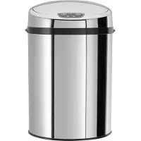 Echtwerk roestvrijstalen afvalbak voor badkamers 9L MET IR-SENSOR - INOX