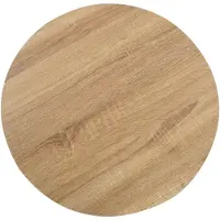 vidaXL Bistrotafel 60 cm MDF lichtbruin