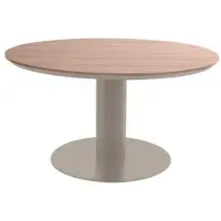 SenS-Line Bonita tuintafel polywood teak look blad Ø134cm taupe