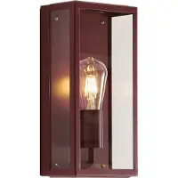 QAZQA Klassieke buiten wandlamp rood IP44 - Rotterdam