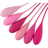 Teazers - set van 6 kegelkogels (roze)