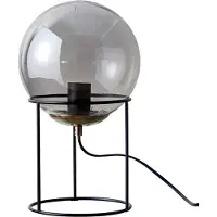 Dyberg Larsen Tafellampe , Moon, Zwart, Woonkamer, Glas