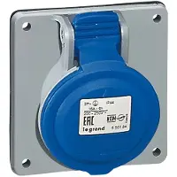 Legrand inbouwstopcontact 230V 32A 3P IP44 P17 - 555284