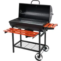 LUND Houtskoolbarbecue XXL - 71 x 35 cm Grill oppvervlak