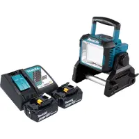 Makita DEADML 811 RT accu bouwspot 14,4 / 18 V 3000 lm LED + 2x accu 5,0 Ah + lader