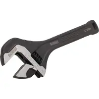 DeWalt Verstelbare sleutel - - DWHT80269-0 - Staal - 300 mm - Klemmen met brede opening