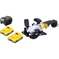 DeWalt DCS 571 D2 accucirkelzaag 18 V 115 mm borstelloos + 2x accu 2.0 Ah + lader