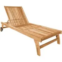 Axi Wayne Teak Ligbed met wielen