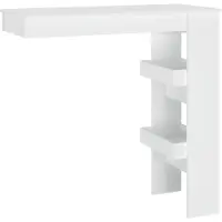 Syfax Bartafel wandgemonteerd 102x45x103,5 cm bewerkt hout wit