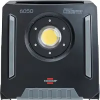 Brennenstuhl Multi Batterij LED Hybride Bouwlamp 6050 MH (60W, 6200lm, IP65, Werklamp compatibel met 18V batterijen van 5 verschillende fabrikanten, 5m RN kabel, zonder accu, Engineered in Germany)
