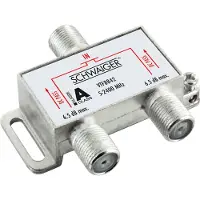 Schwaiger VTF8842 241 Satellietsignaalverdeler 2-voudig 5 - 2400 MHz