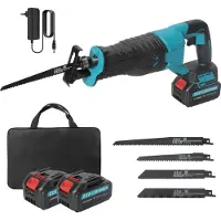 OEM Elektrische reciprozaag, draadloos, hoge prestaties, set met 2 batterijen, EU