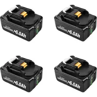 OEM Reservebatterij, 6000 mAh capaciteit, milieuvriendelijke certificering, 4 stuks