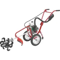 OEM Benzinecultivator, 4-takt benzinemotor, handmatig aangedreven tuinploeg, SET1