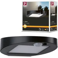 Paulmann Solar LED-wandarmatuur voor buiten Ryse Bewegingsmelder IP44 3000K 30lm Antraciet