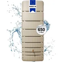 4Rain SLIM wandreservoir, 650 liter, zandbeige; artikelnummer 211803
