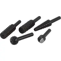 Wolfcraft Set raspen/verzinkboren | 5-delig | 1 set - 2540000