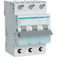 Hager MBS316 Zekeringautomaat 3-polig 16 A