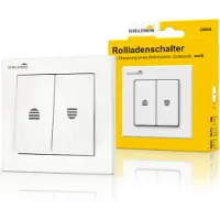 SCHELLENBERG Rolgordijnbedieningsschakelaar, inclusief frame met frame