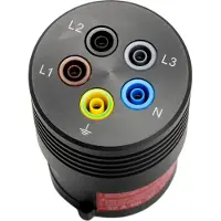 Benning TA 7-32 Meetadapter CEE-stekker 32 A 5-polig - Bus 4 mm Zwart