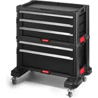 Keter Module Ladekast 5 lades - 59,85x37,76x59,85cm - Zwart