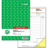 Sigel RAPPORT/REGIEBERICHT,A5,2X40BL