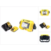 DeWalt DCL 077 D1 Draadloze LED-werklamp 12 V 18 V 2000 lm IP54 + 1x oplaadbare batterij 2,0 Ah + lader